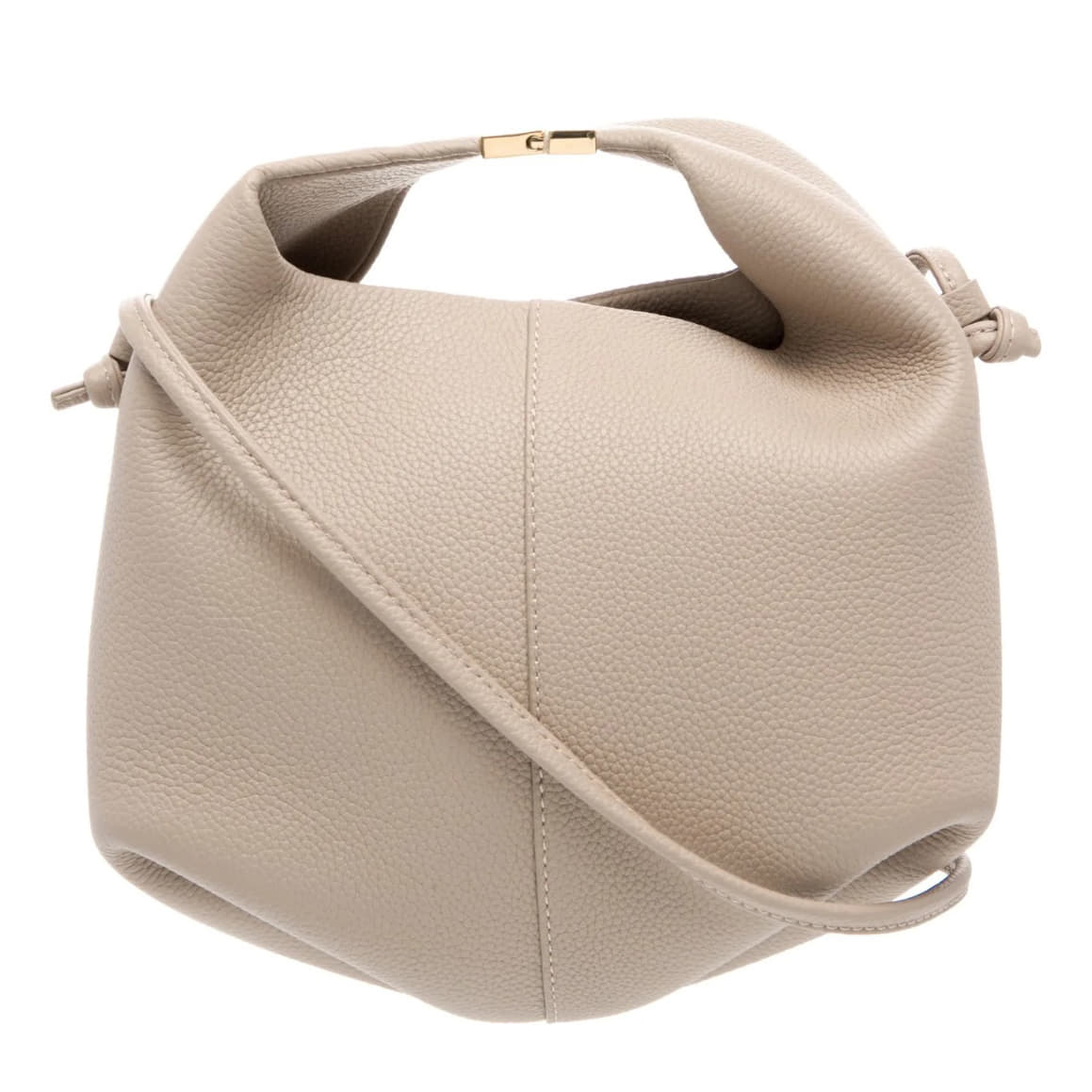 Polène Béri handbag in textured beige