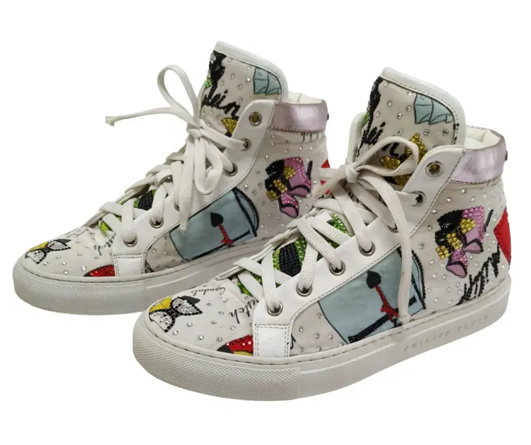 Size 38 - Philipp Plein High Top Sneakers-Hover-Image