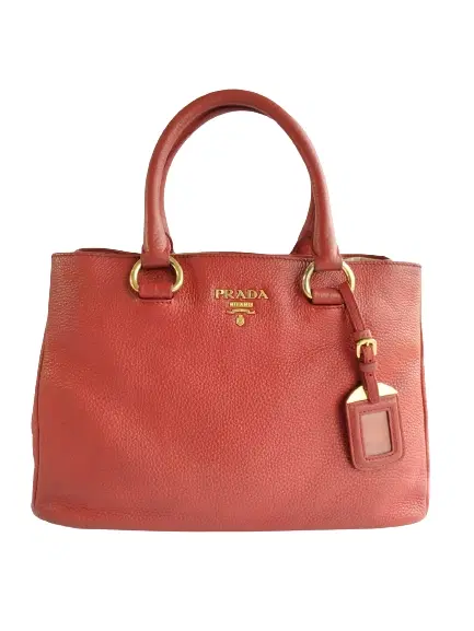 Prada Vitello Phenix Leather Small Tote-Hover-Image