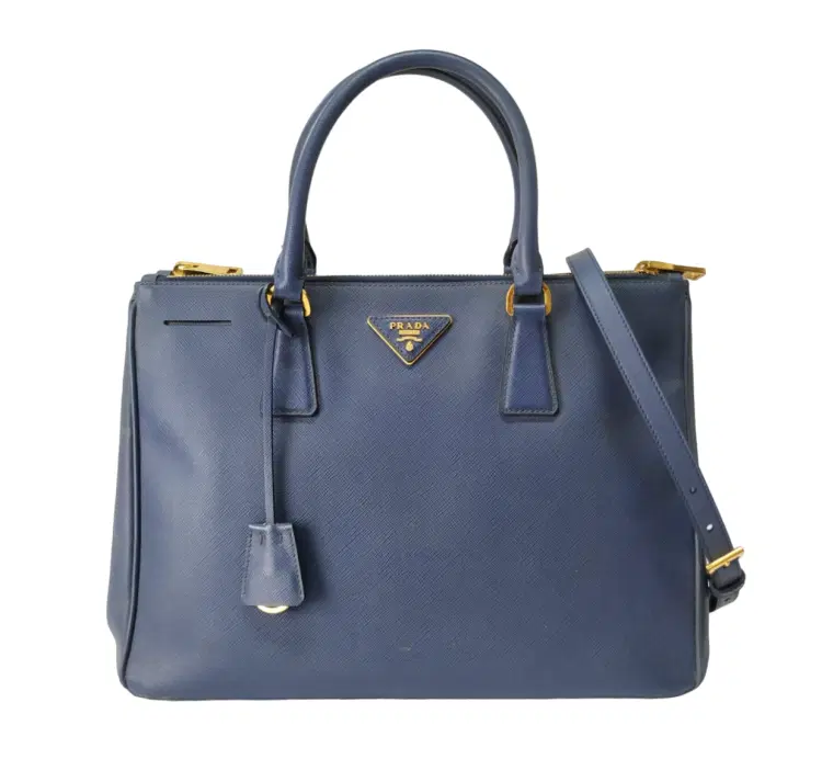 Prada Saffiano Lux Leather Galleria Double Zip Tote-Hover-Image