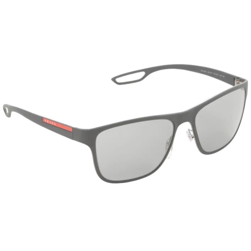 Prada Sunglasses Grey Rubber frame and Dark Grey lens