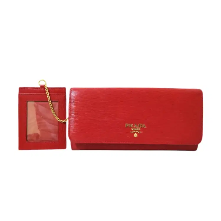 Prada Continental Saffiano Leather Wallet-Hover-Image