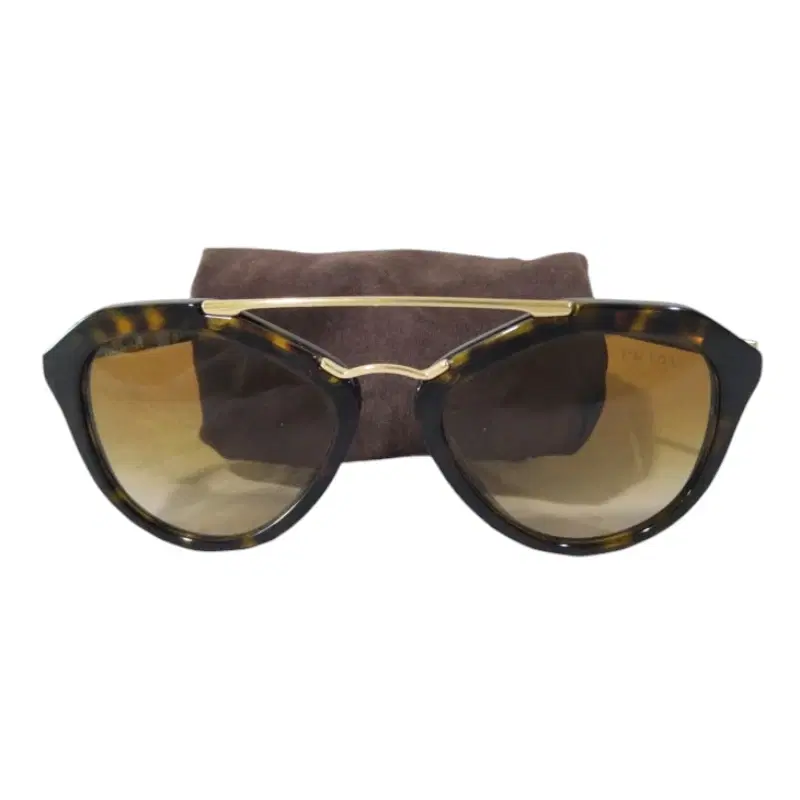 Prada Tortoise Frame SPR 12Q Cinema Sunglasses