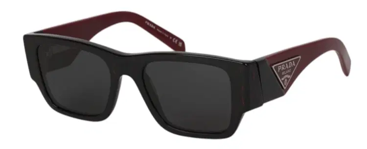 Prada Sunglasses SPR 10Z Black Etruscan Marble-Hover-Image
