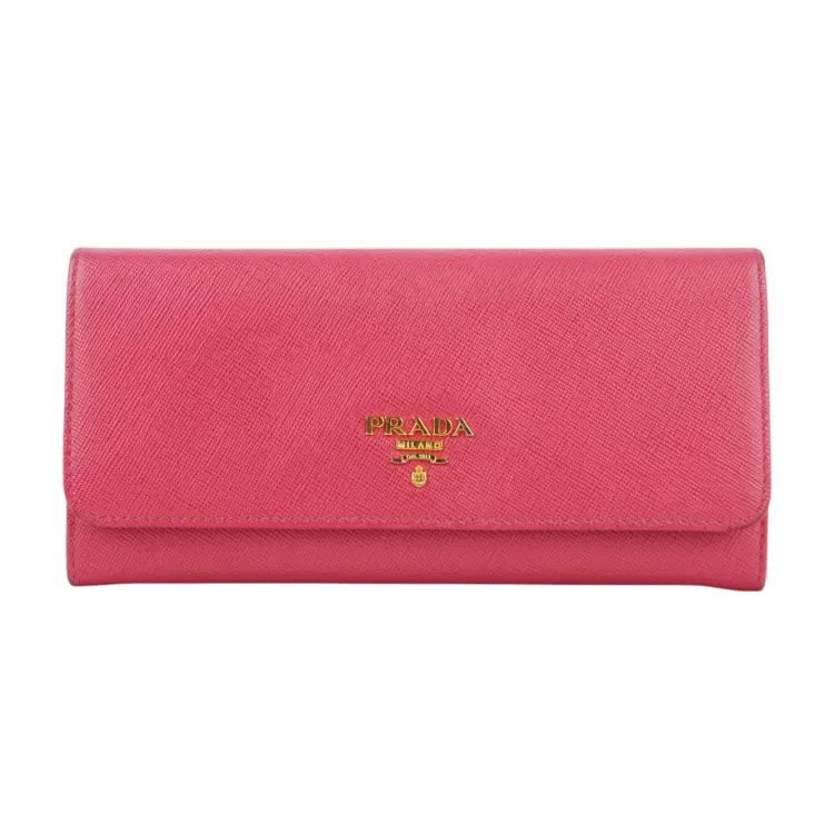 Prada Saffiano Long Wallet-Hover-Image