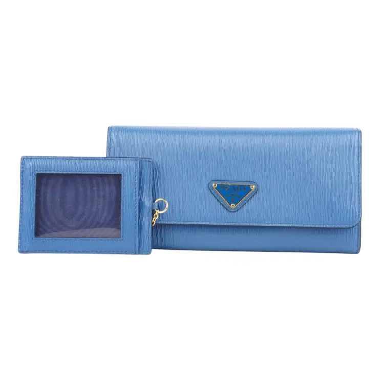 Prada Portafoglio Pattina Large Saffiano Leather Wallet-Hover-Image