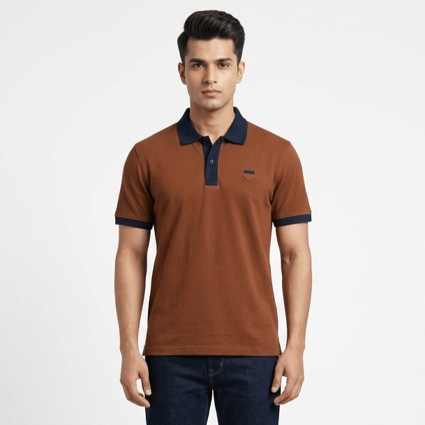 Size S - Prada Brown Polo T Shirt
