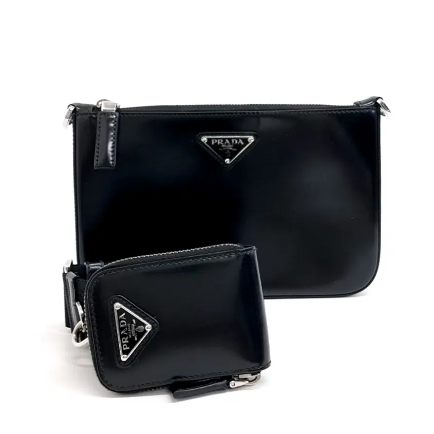 Prada Brushed Crossbody Bag (2VH129)