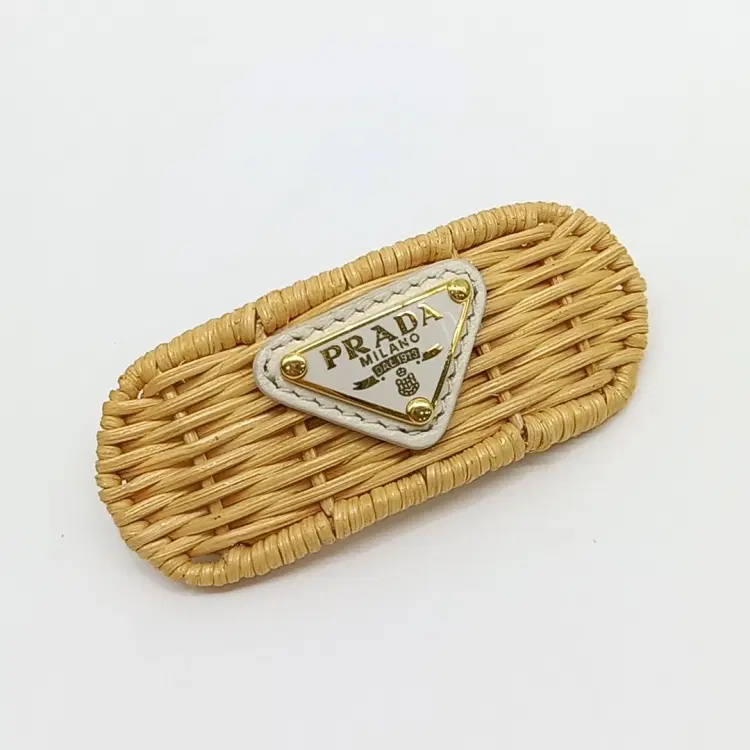 Prada rattan hairpin-Hover-Image