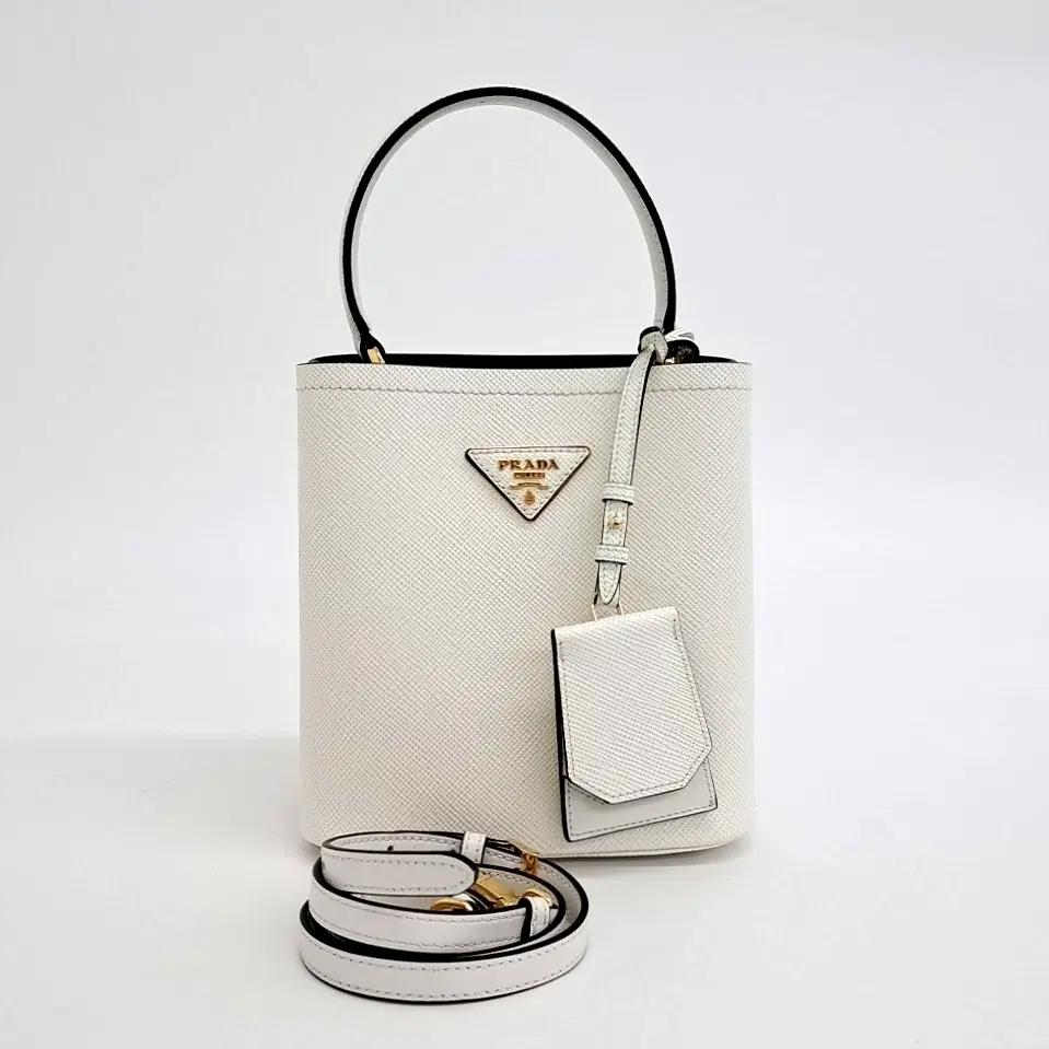 Prada Saffiano Pannier Tote and Shoulder Bag