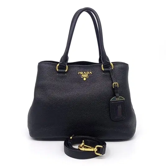 Prada Vitello Phoenix Tote and Shoulder Bag (1BA058)