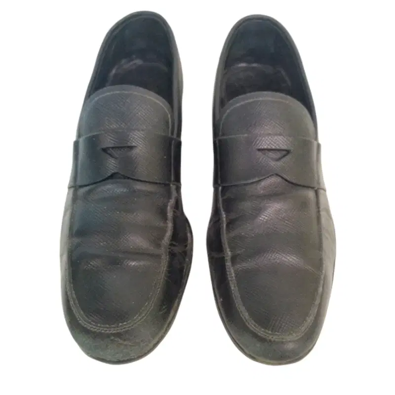 Prada Leather Penny Black Loafer