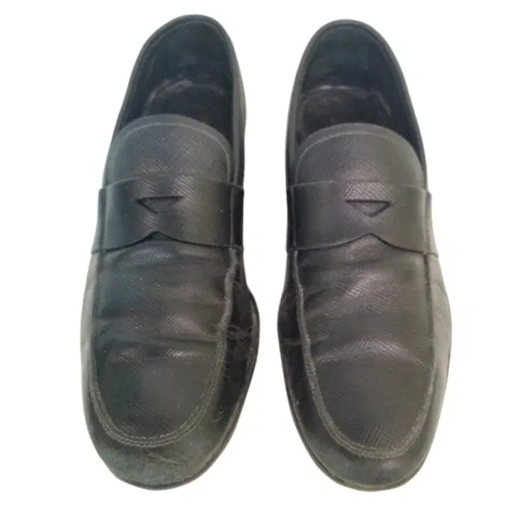 Prada Leather Penny Black Loafer-Hover-Image