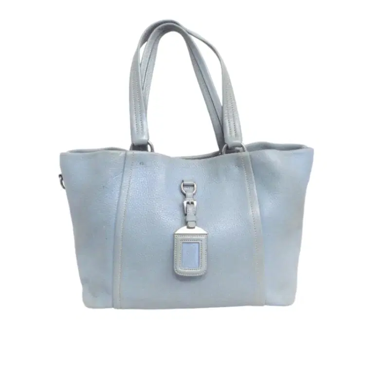 Prada Blue Leather Bag-Hover-Image