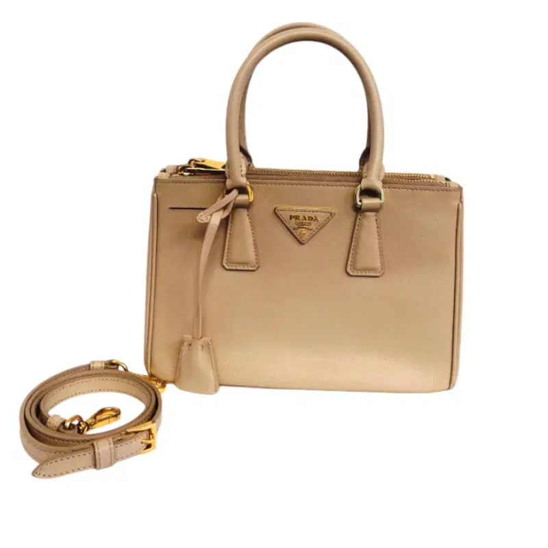 Prada Galleria Saffiano Double Zip Crossbody