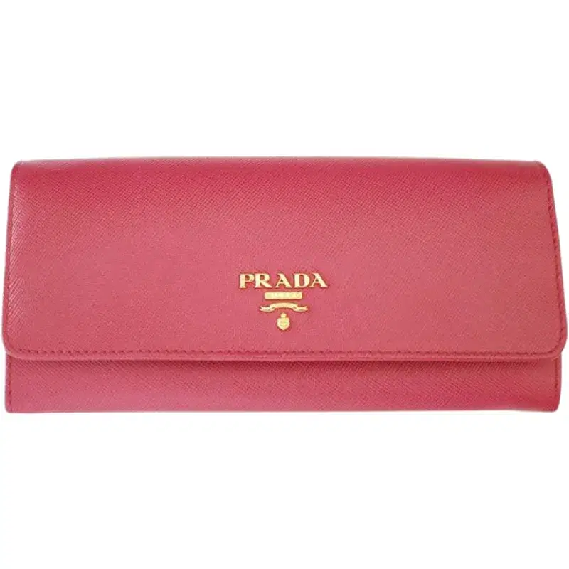 Prada Continental Saffiano Leather Wallet