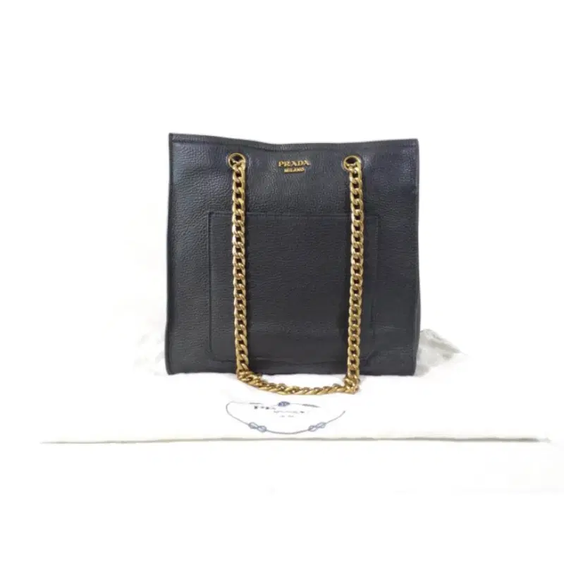 Prada Leather Chain Tote