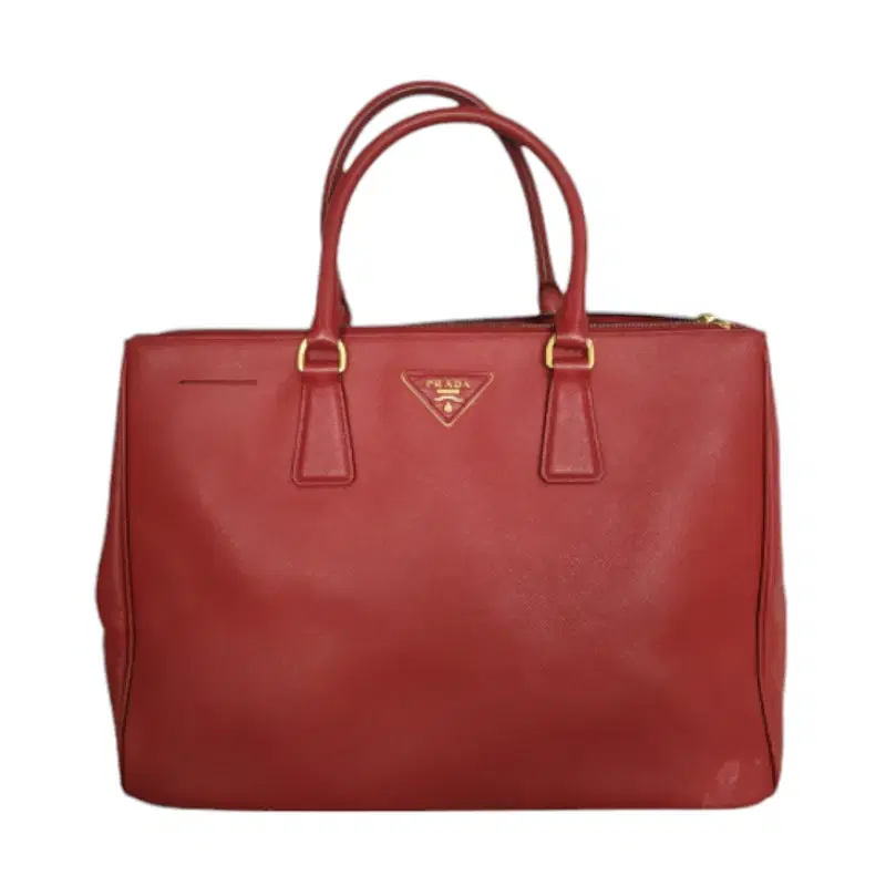 Prada Saffiano Leather Double Zip Tote