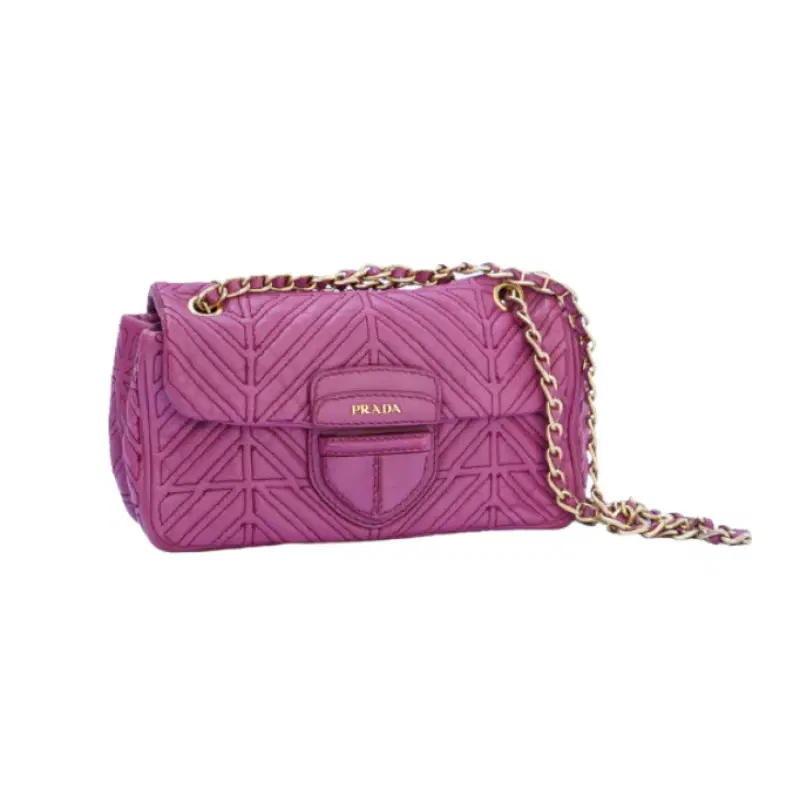 Prada Nappa Mosaico Quilted Leather Bag