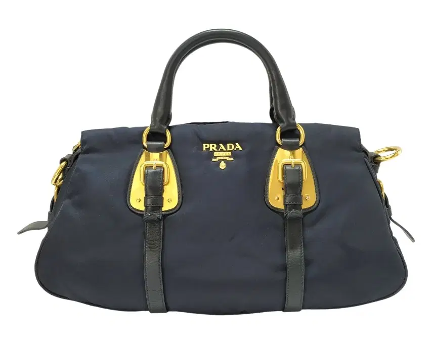 Prada Black Tessuto Nylon Satchel Bag