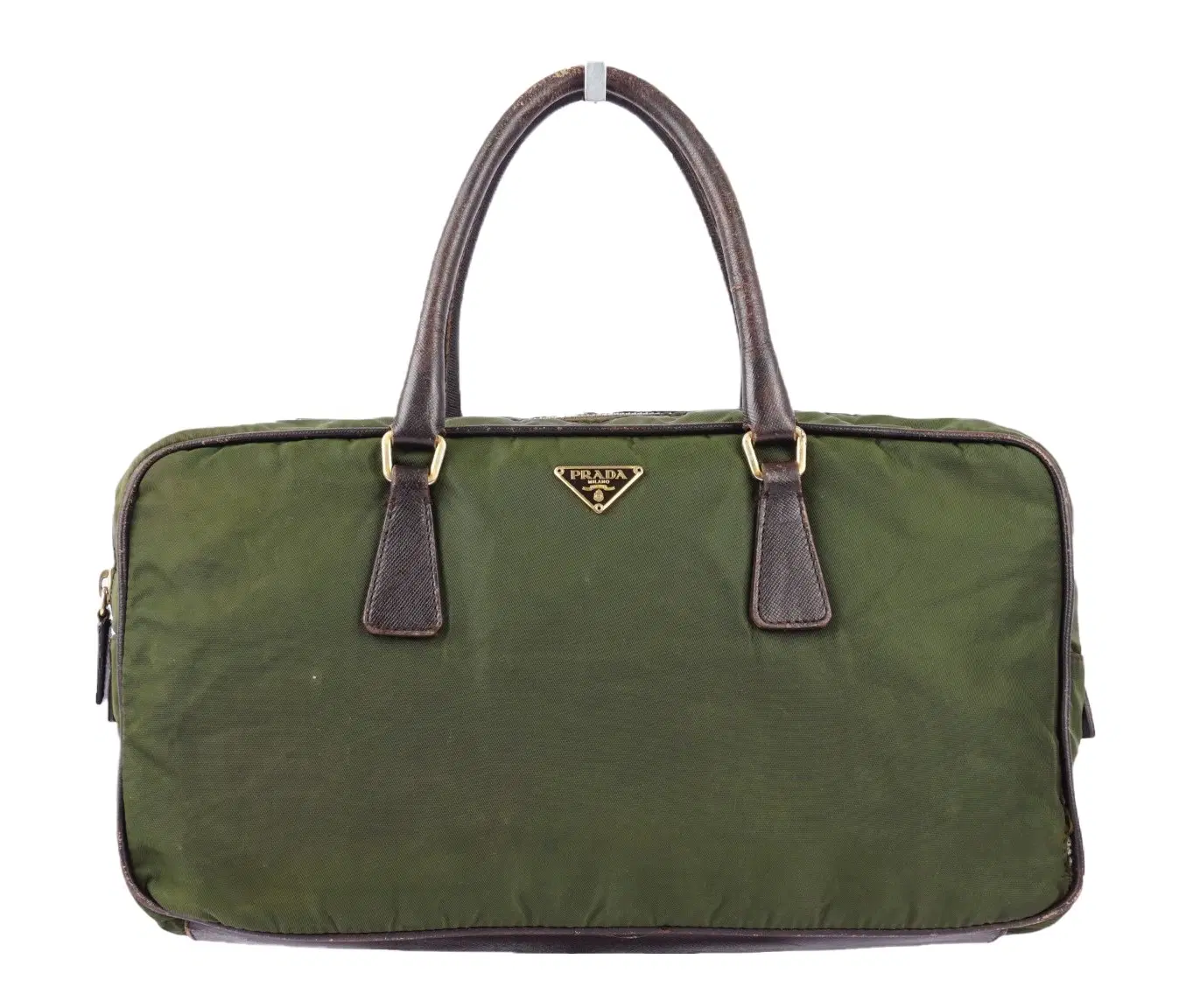 Prada Green Zip Around Handbag