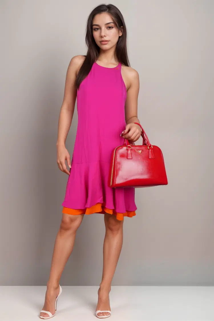 Prada Saffiano Vernice Pyramid Bag-Hover-Image