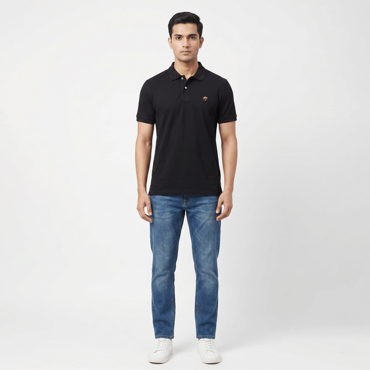 Size L - Paul Smith Black Collar T-Shirt-Hover-Image