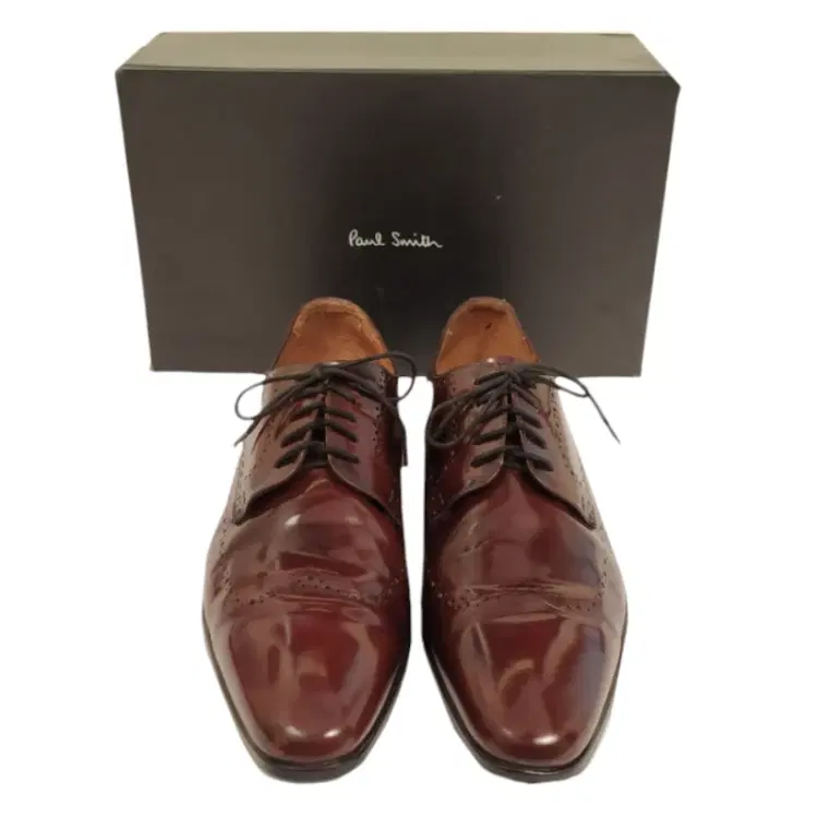Paul Smith Brown Leather Brogue Shoe-Hover-Image