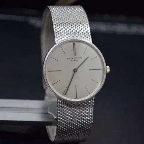 PATEK PHILIPPE CALATRAVA 18K SOLID WHITE GOLD-Hover-Image