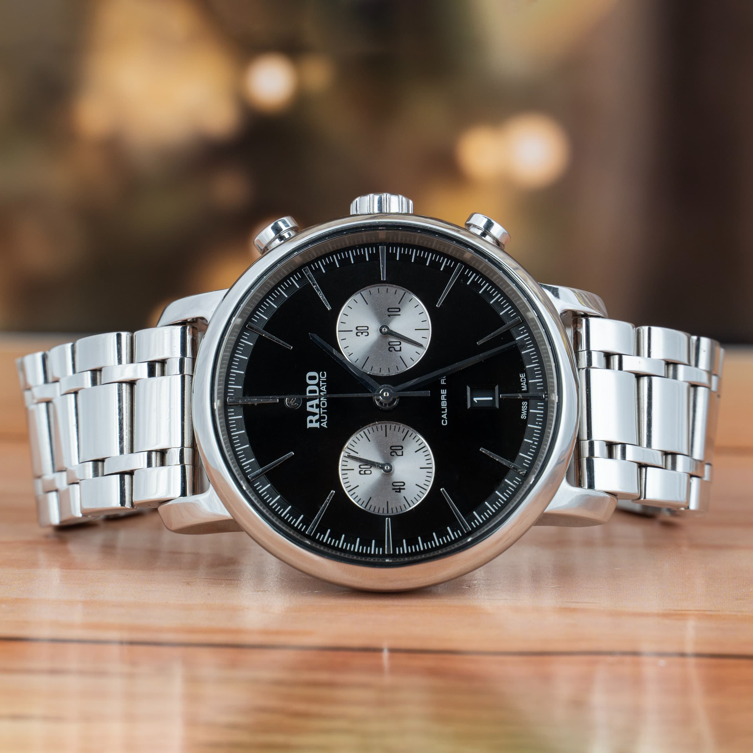 Rado DiaMaster 45 MM Steel Black Dial Automatic