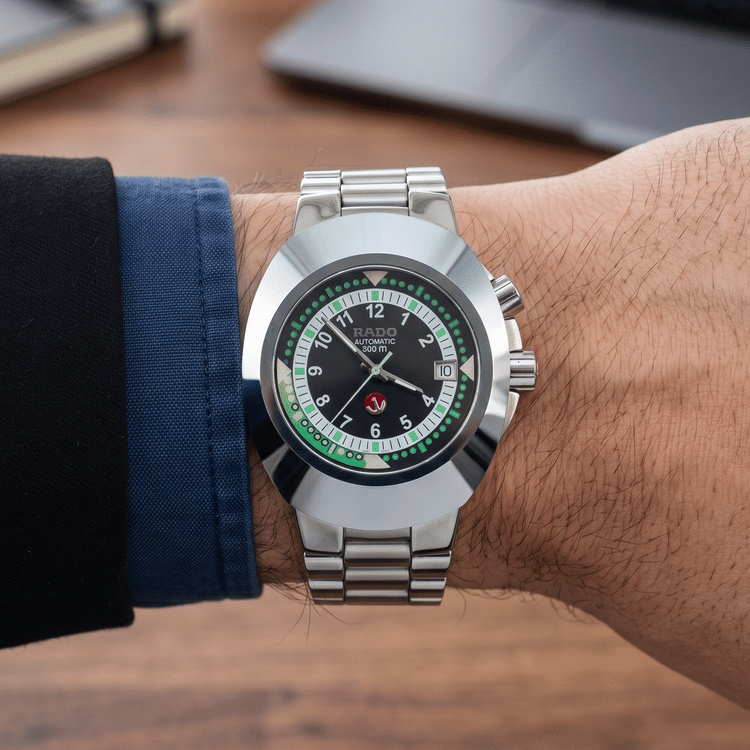 Rado DiaStar 39 MM Black Dial Stainless Steel Automatic Watch 65.0639.3-Hover-Image