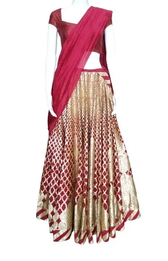 Rohit Bal Red Lehenga