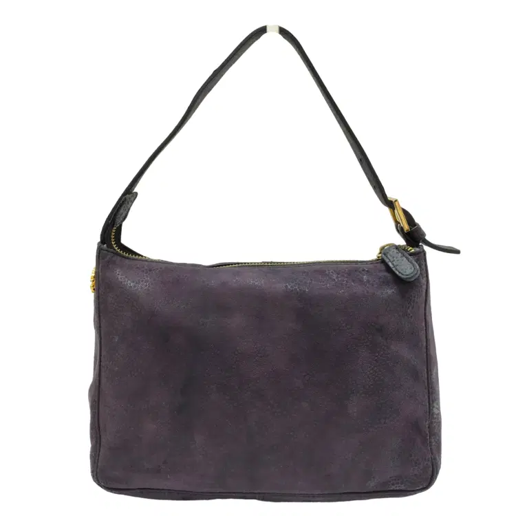 Roberto Cavalli Suede Pattern Small Hobo Bag-Hover-Image