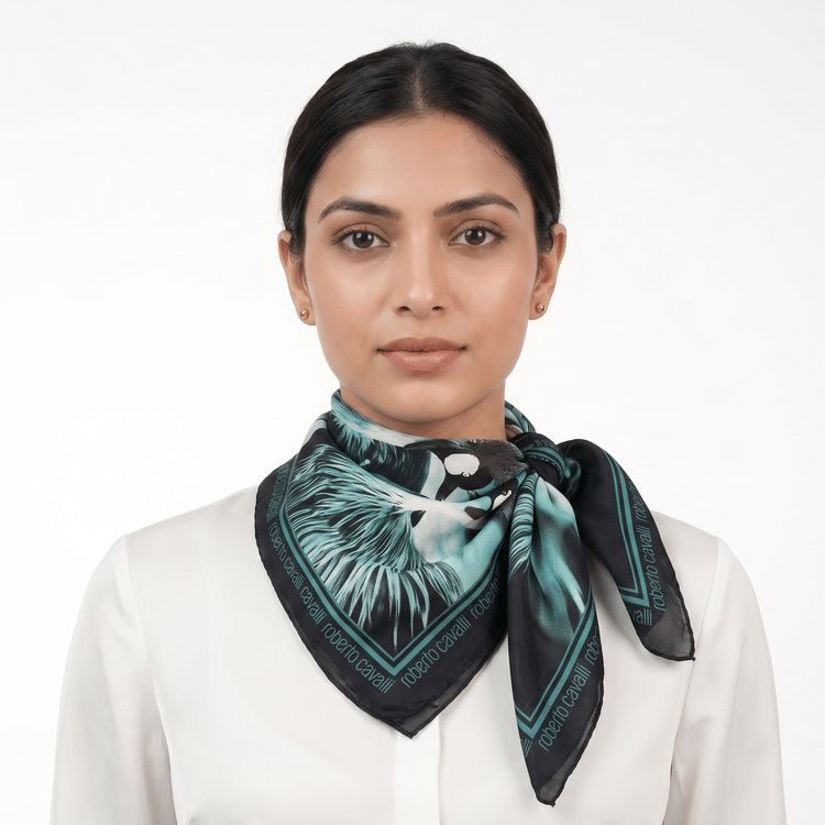 Roberto Cavalli silk scarf-Hover-Image