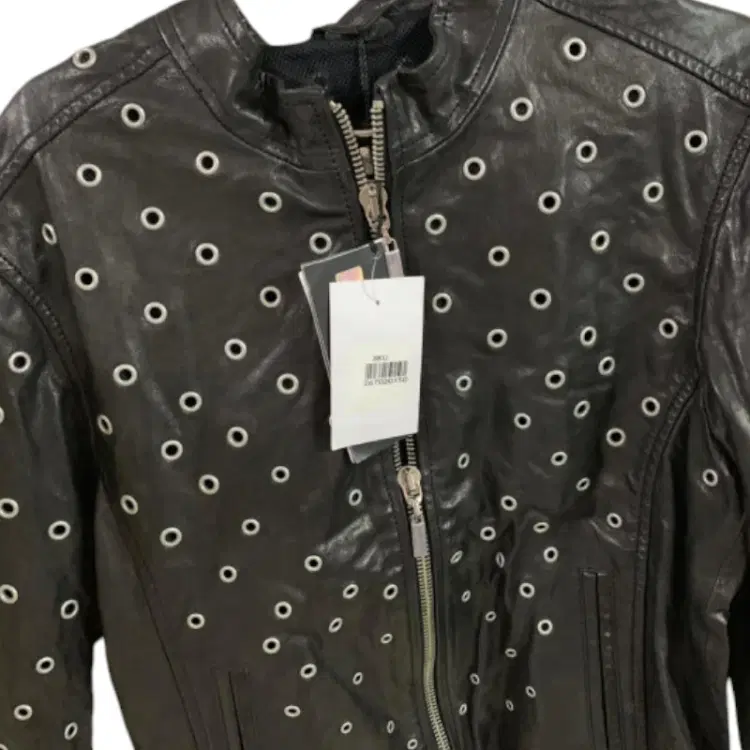 Cavalli Stud Women Biker Jacket-Hover-Image