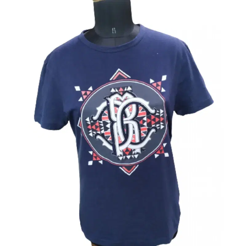 Roberto Cavalli Blue cotton t-shirt
