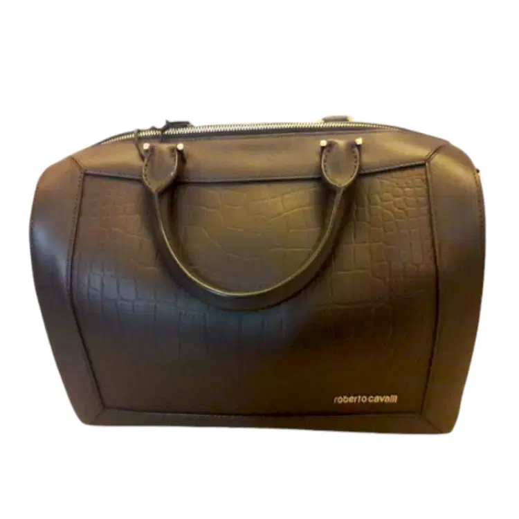Roberto Cavalli Leather Bowling Bag-Hover-Image