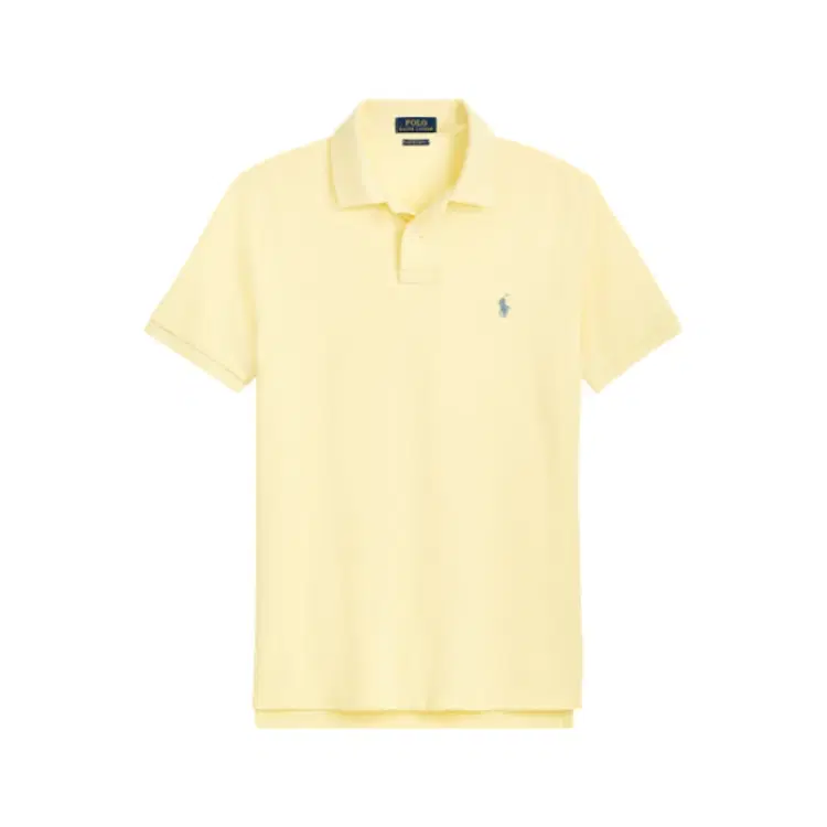 Polo Ralph Lauren Custom Slim Fit Mesh Banana Peel/Sp18 Polo-Hover-Image