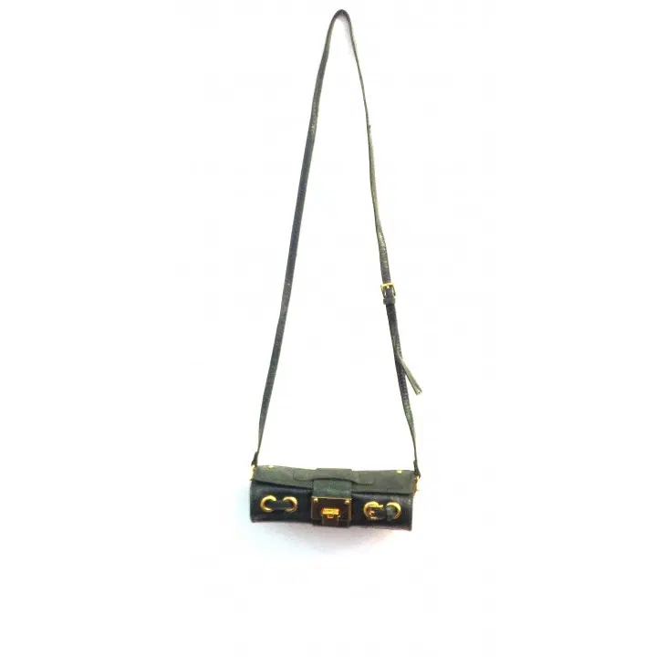 Ranna Gill Green Crossbody Clutch-Hover-Image