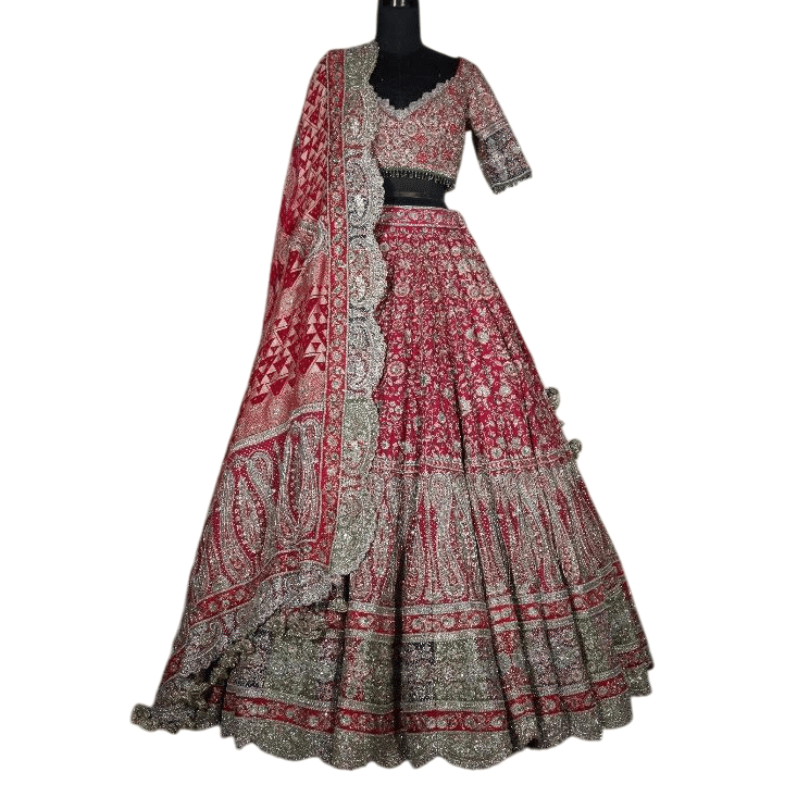 Rimple And Harpreet Bridal Lehanga-Hover-Image