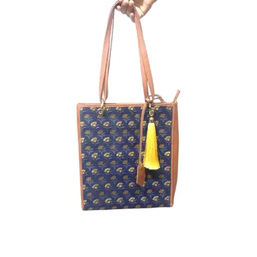 EMBROIDERED TOTE BAG BY RITU KUMAR-Hover-Image
