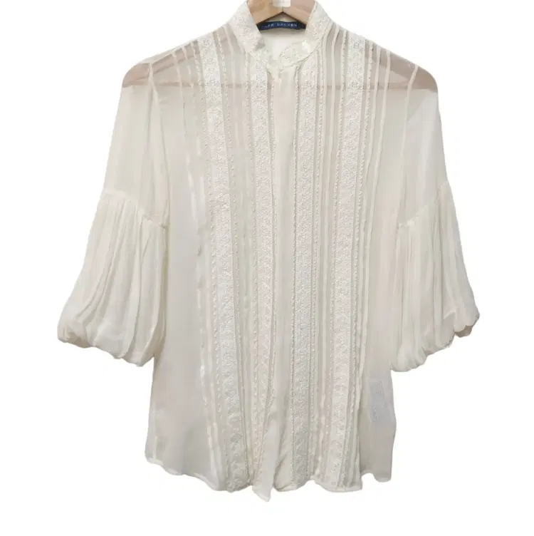 Ralph Lauren Pleated Georgette Blouse-Hover-Image
