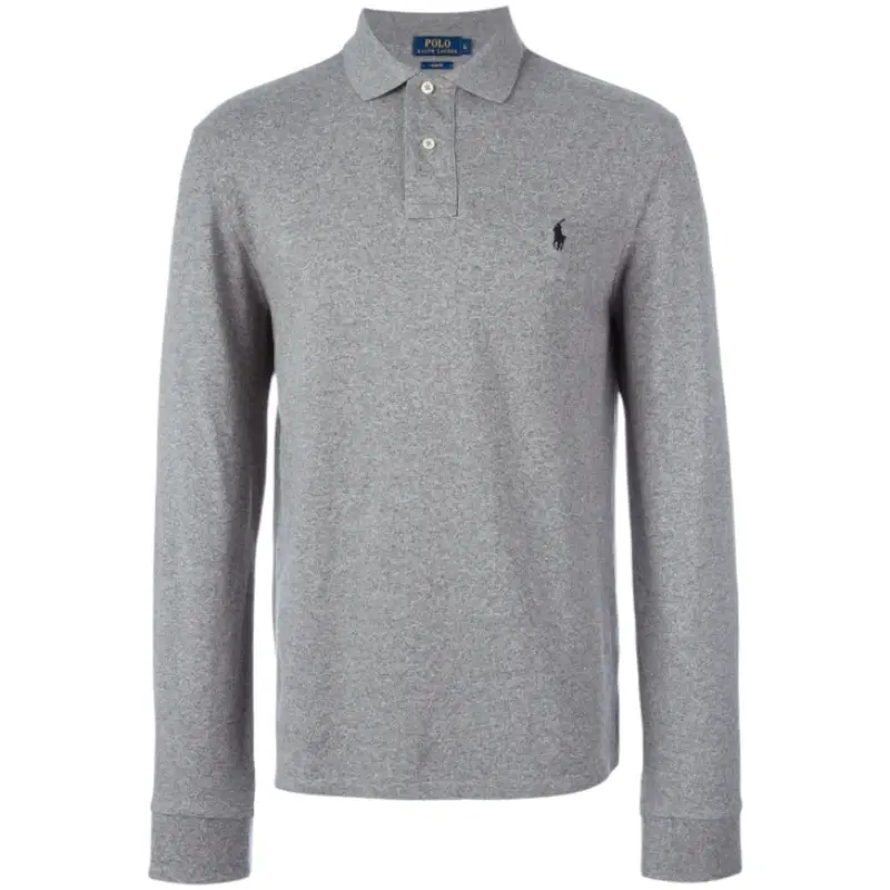 Polo Ralph Lauren Grey Polo Full Sleeve Shirt