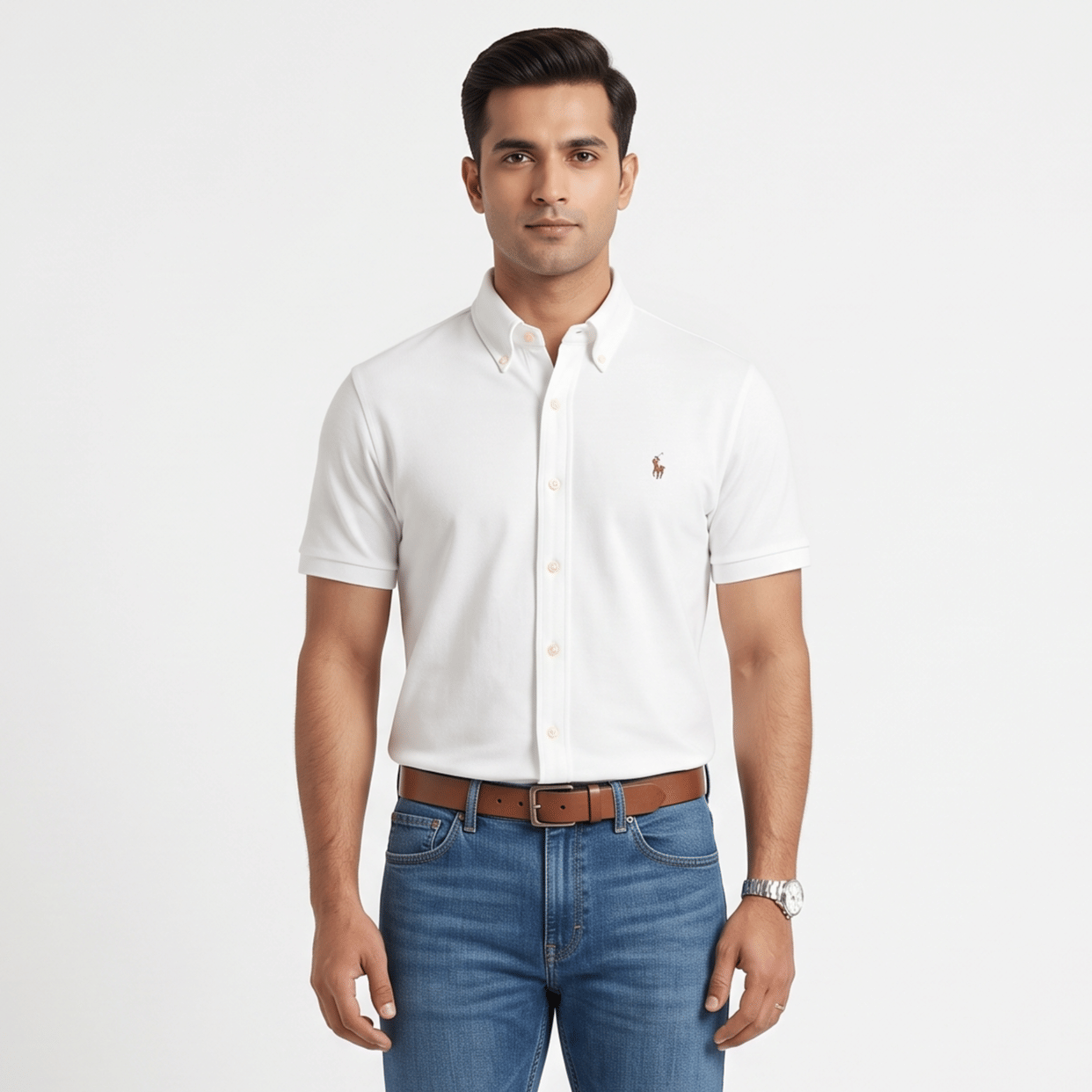 Size L - Ralph Lauren Knit Oxford Shirt