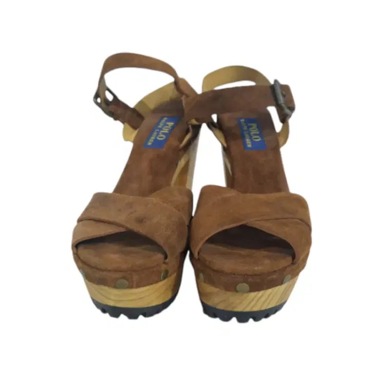 Polo Ralph Lauren Brown Suede Lacie Sandal-Hover-Image