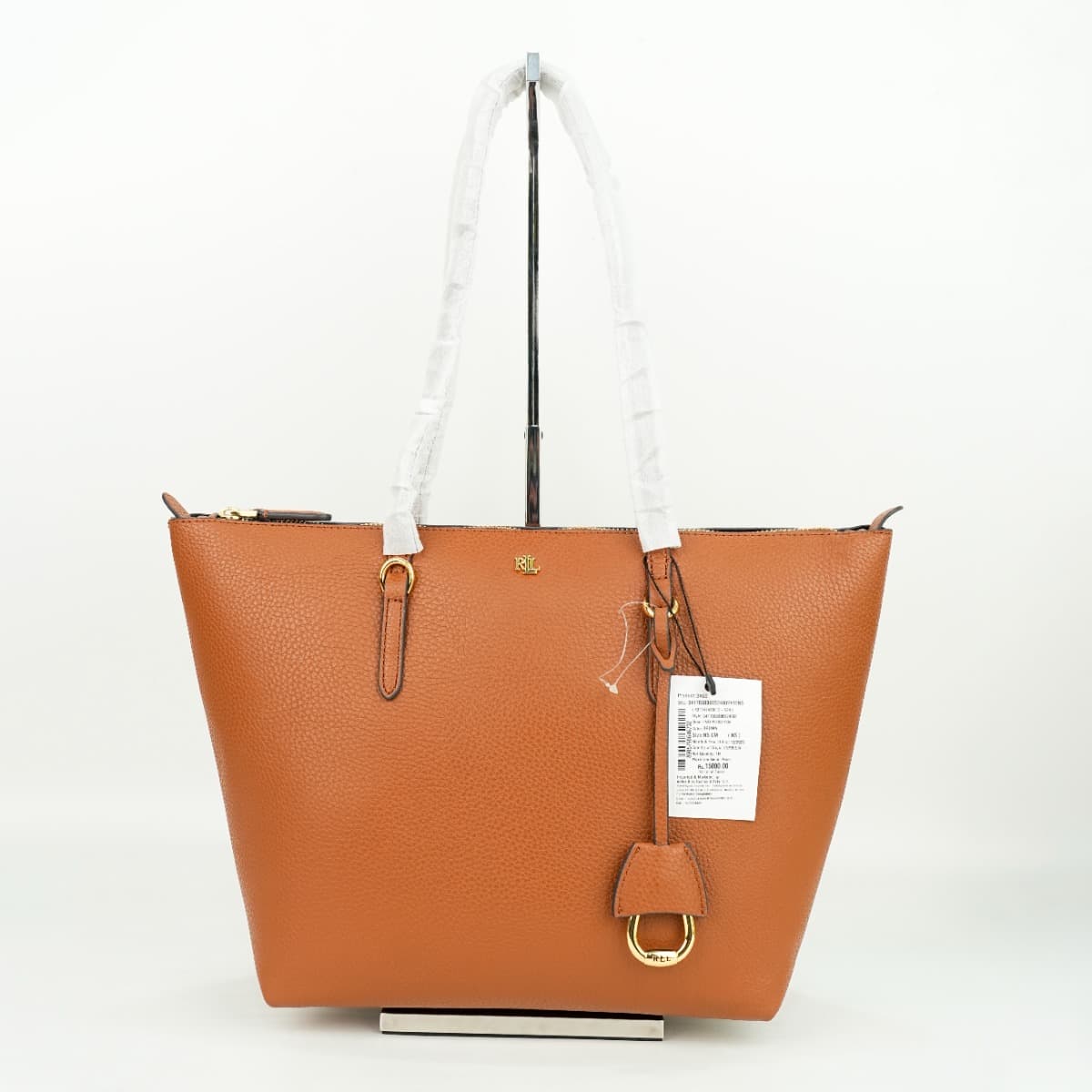 Ralph Lauren Faux-Leather Large Keaton Tote
