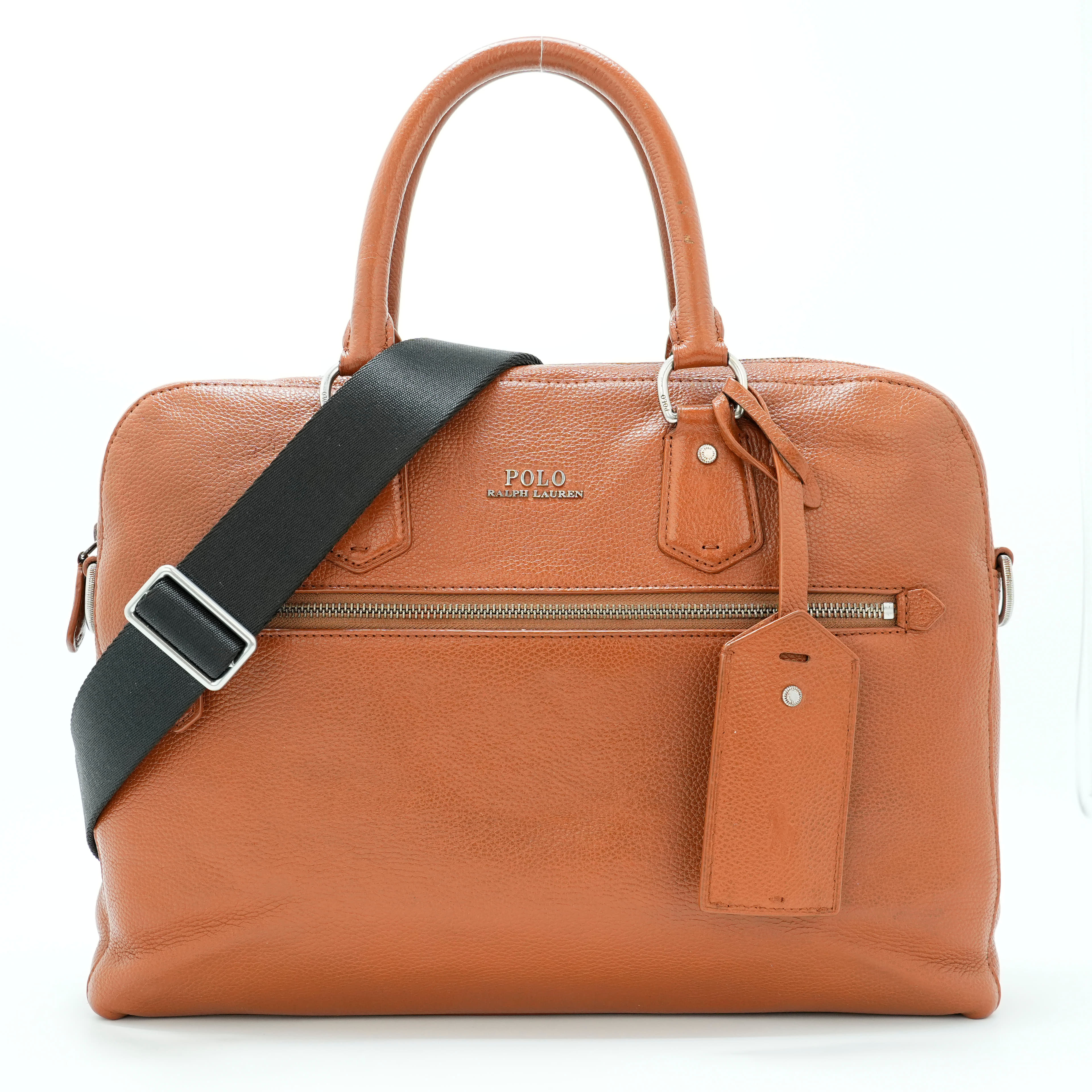 Polo Ralph Lauren Men's Pebbled Briefcase
