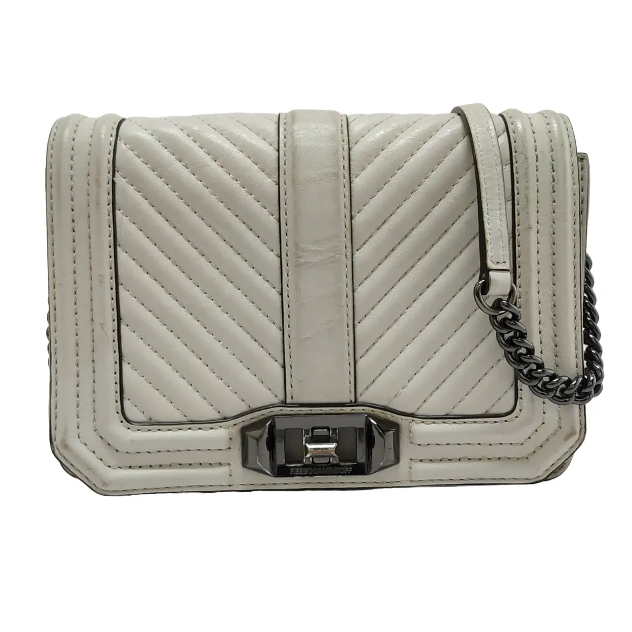 Rebecca Minkoff Chevron Quilted Love Crossbody Bag