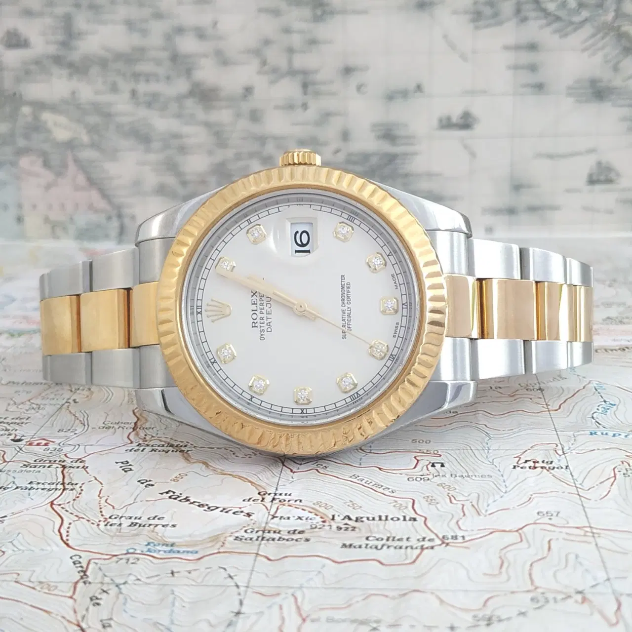 Rolex DateJust II 41MM 116333 Diamond Dial