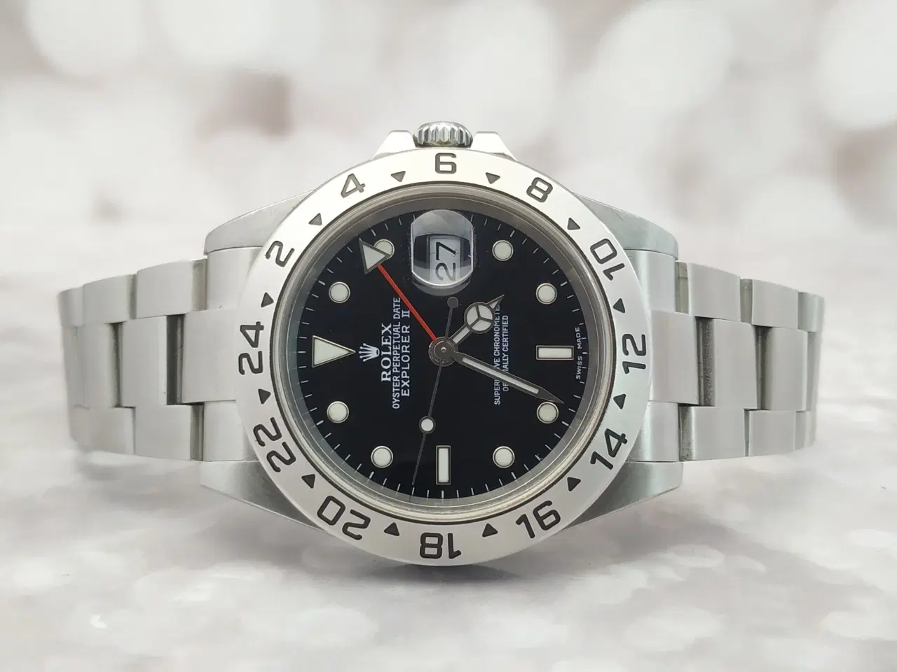 Rolex Explorer II 40MM Steel Black Dial